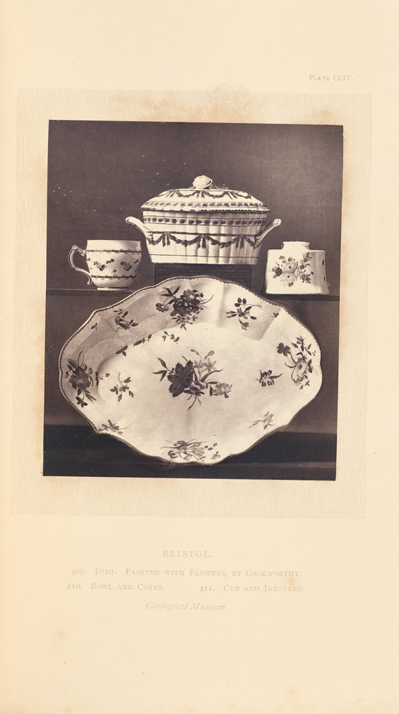 William Chaffers:[Tureen, cup, dish, and inkpot], Poster Print Wall Art
