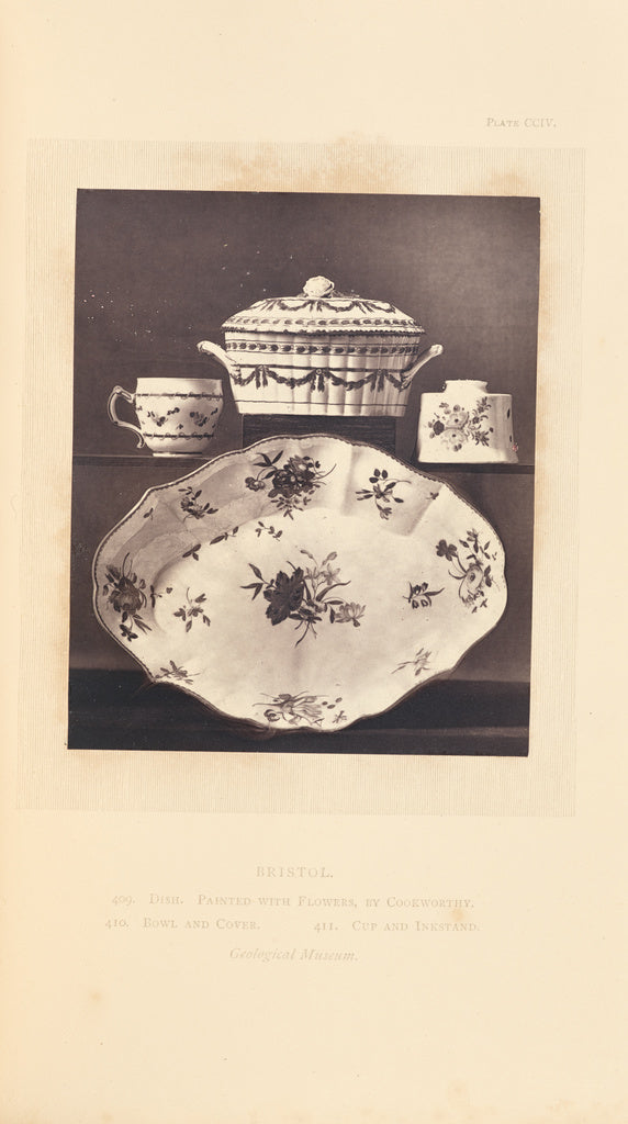William Chaffers:[Tureen, cup, dish, and inkpot],16x12