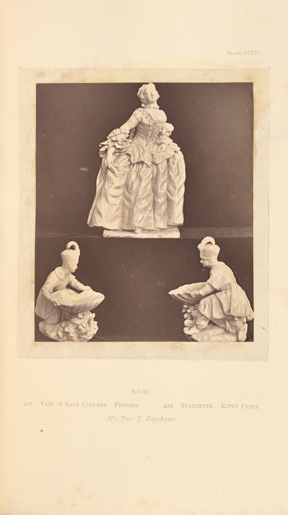 William Chaffers:[Pair of salt cellars and statuette], Poster Print Wall Art