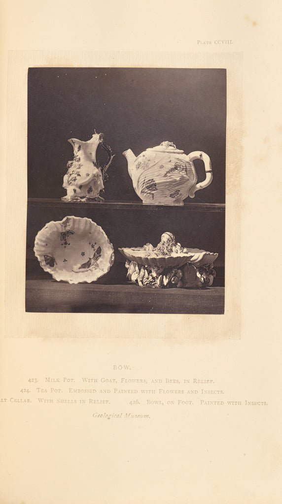 William Chaffers:[Milk pot, tea pot, salt cellar, bowl], Poster Print Wall Art