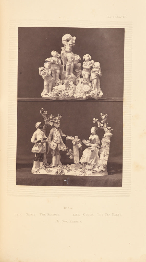 William Chaffers:[Two figurine groups], Poster Print Wall Art