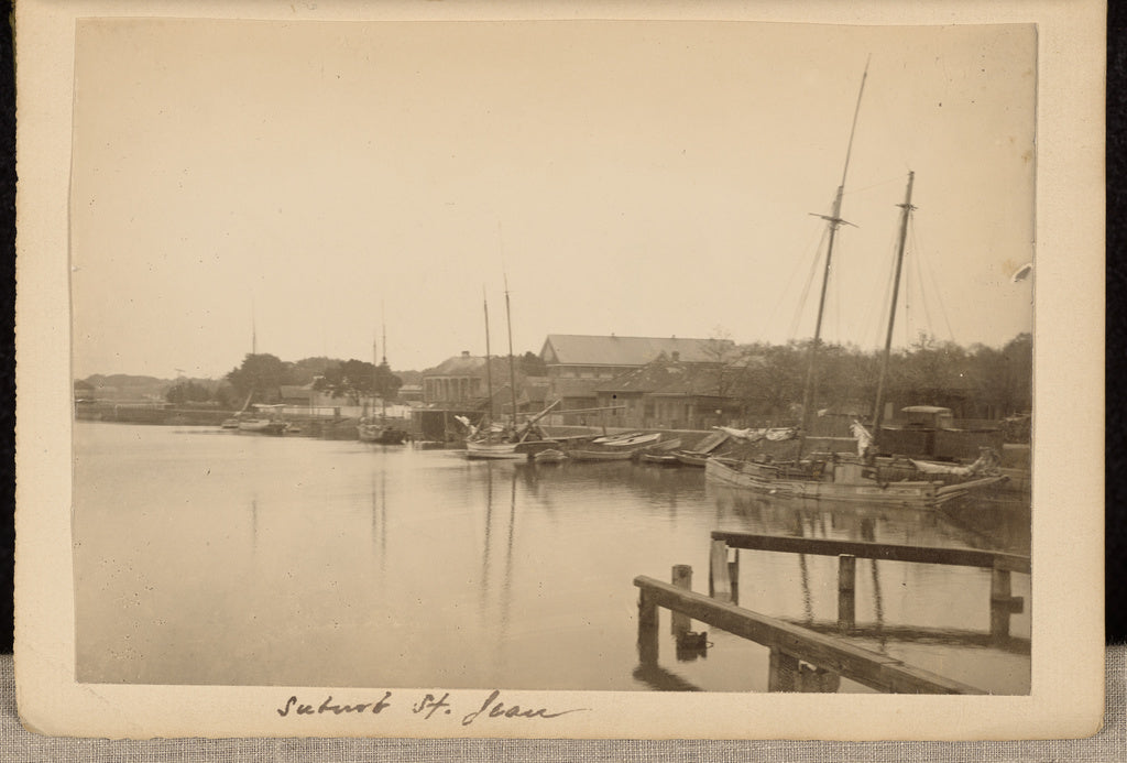 H.M. BeachAttributed to:Suburb St. Jean, Poster Print Wall Art