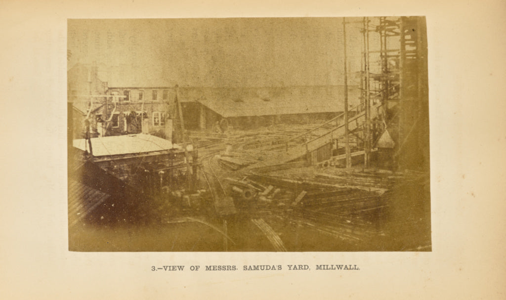 P. Barry:Messrs. Samuda's Yard, Millwall: Interior View, Poster Print Wall Art