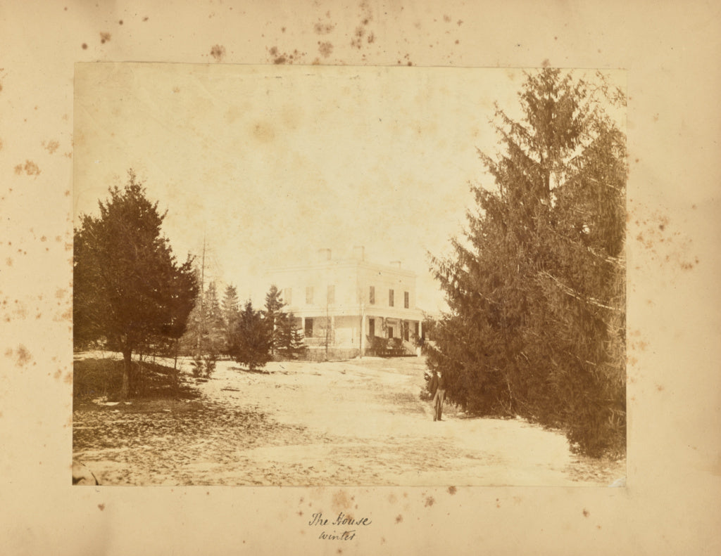 Alfred Booth:The House - Winter, Poster Print Wall Art