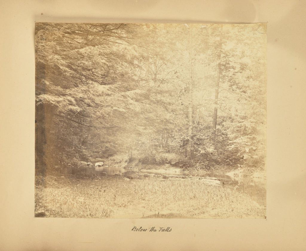 Alfred BoothPossibly:Below the Falls, Poster Print Wall Art