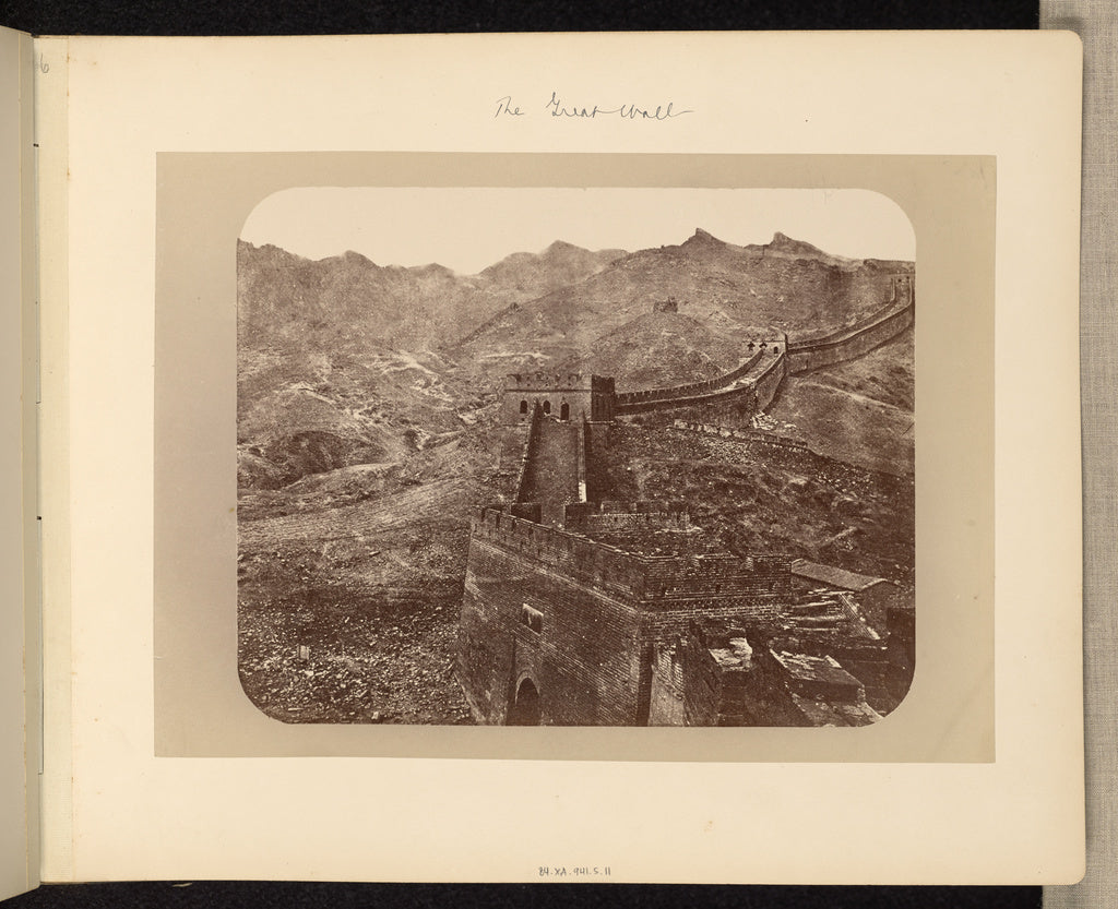 Unknown maker:The Great Wall, Poster Print Wall Art