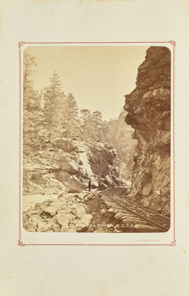 Joseph Collier:Clear Creek Cañon C.C.R.R., Poster Print Wall Art