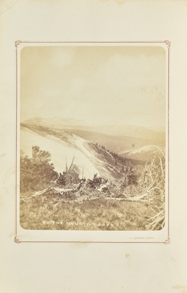 Joseph Collier:On the Mountain Tops, Poster Print Wall Art