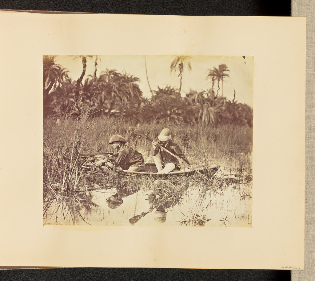 Willoughby Wallace Hooper:[Hunting from a Boat], Poster Print Wall Art