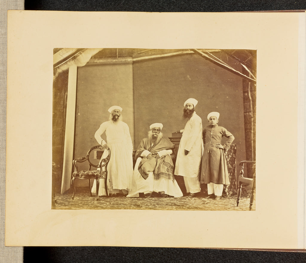 Willoughby Wallace Hooper:[Group Portrait of Men], Poster Print Wall Art