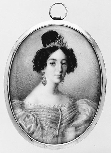 Mikail Ivanovich Terebenev:Portrait of a Woman c1830-16x12"(A3) Poster