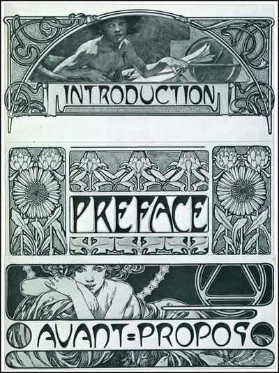 20 from the 'Documents Decoratifs" series, 1901 vintage artwork by Alphonse Mucha, 16x12" (A3 size) poster print