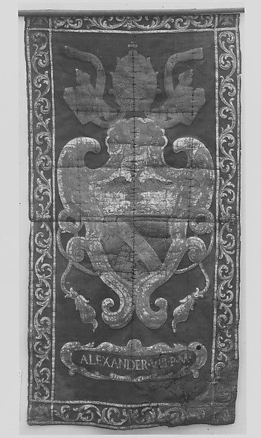 Banner of Pope Alexander VIII  c1689–91,  Poster Print Wall Art