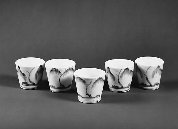 Soba cup late 17th–early 18th cent,Classic Ming China Image,  Poster Print