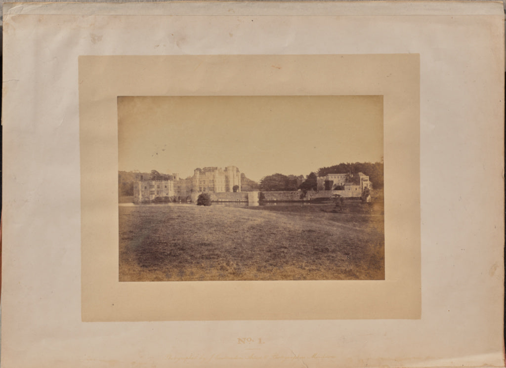 J. Cruttenden:General View from the West, Poster Print Wall Art