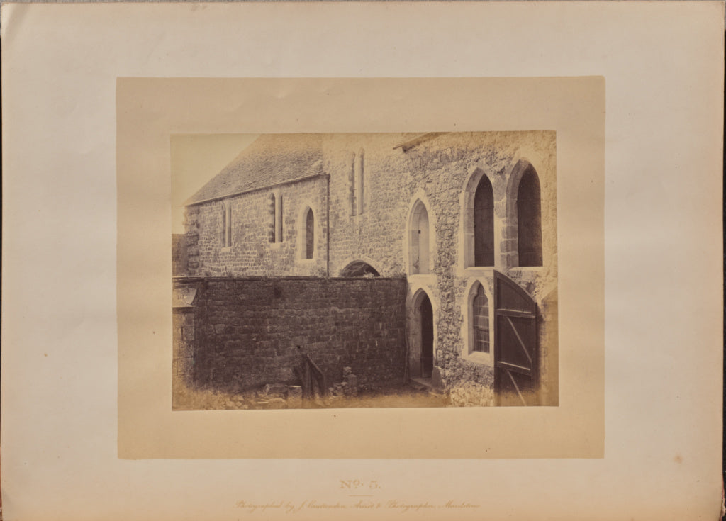 J. Cruttenden:Interior View of the Guard-room of the Private, Poster Print Wall Art