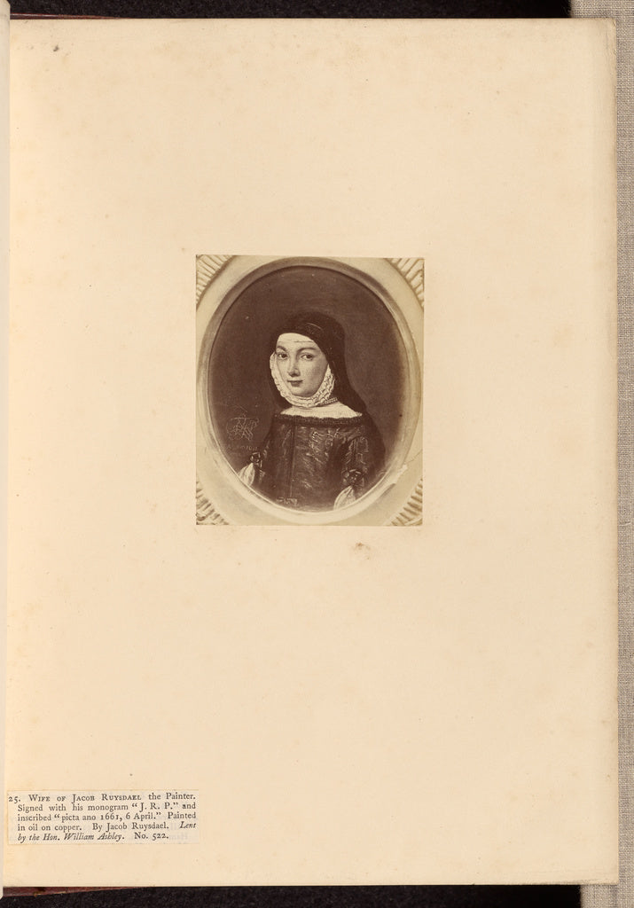 Charles Thurston Thompson:Wife of Jacob Ruysdael, Poster Print Wall Art