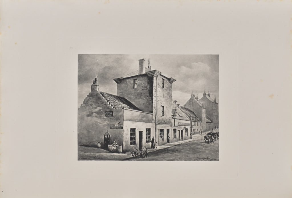 T. & R. Annan & Sons:Baronial Tower, Main Street, Gorbals, Poster Print Wall Art