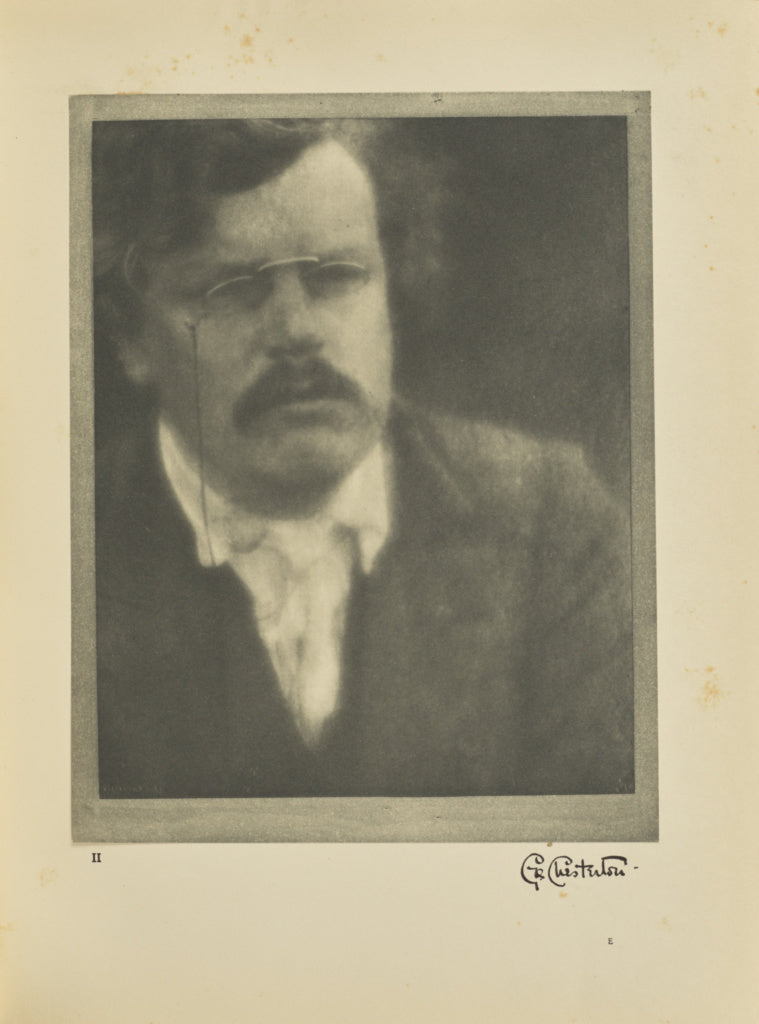 Alvin Langdon Coburn:G.K. Chesterton, Poster Print Wall Art