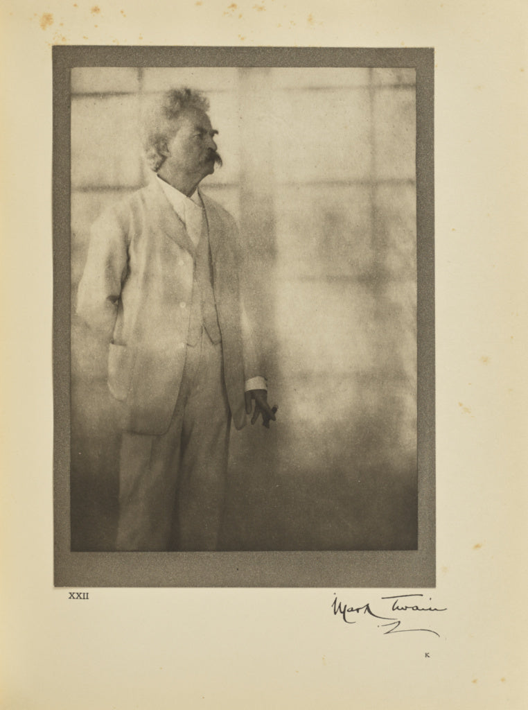 Alvin Langdon Coburn:Mark Twain (Samuel Langhorne Clemens), Poster Print Wall Art