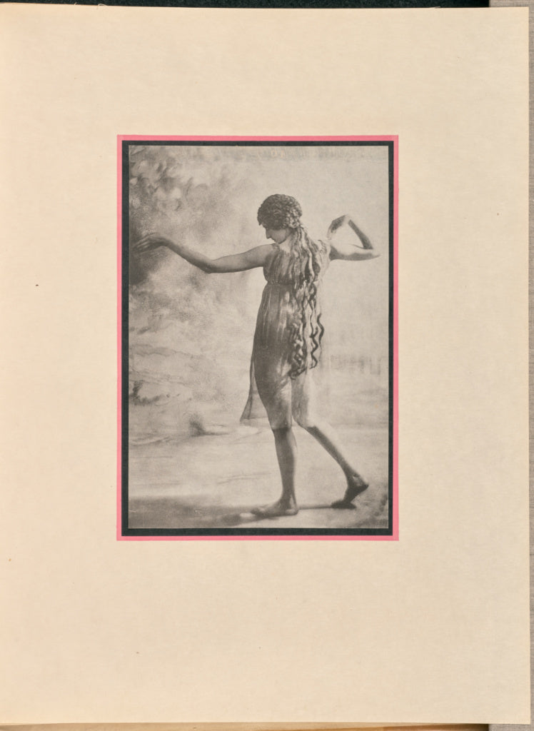 Baron Adolf de Meyer:[Female dancer as a nymph, touching one, Poster Print Wall Art