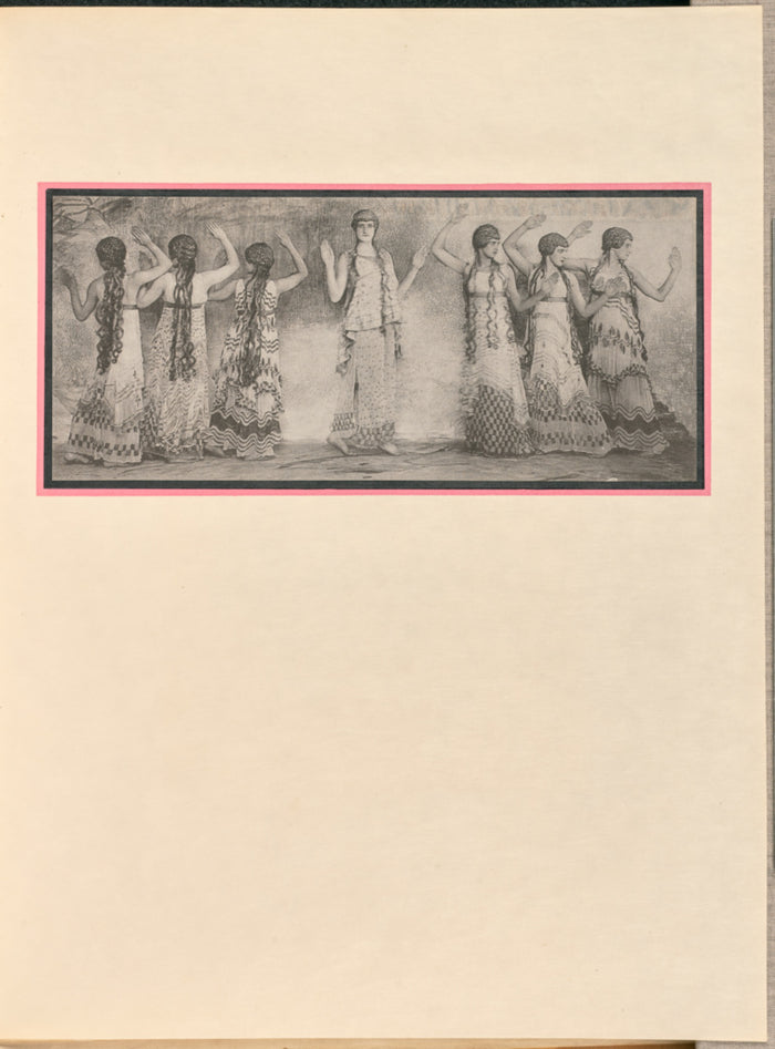 Baron Adolf de Meyer:[Seven female dancers as nymphs],16x12