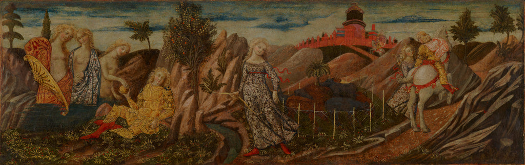 Francesco di Giorgio Martini , 1439 - 1501):The Story of Oen, Poster Print Wall Art