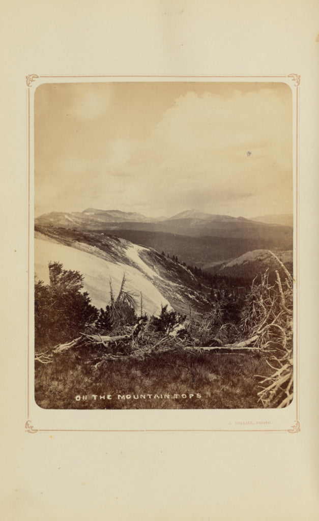 Joseph Collier:On the Mountaintops, Poster Print Wall Art