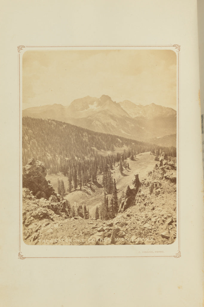 Joseph Collier:The Crater, Northeast Corner, Middle Park, Poster Print Wall Art