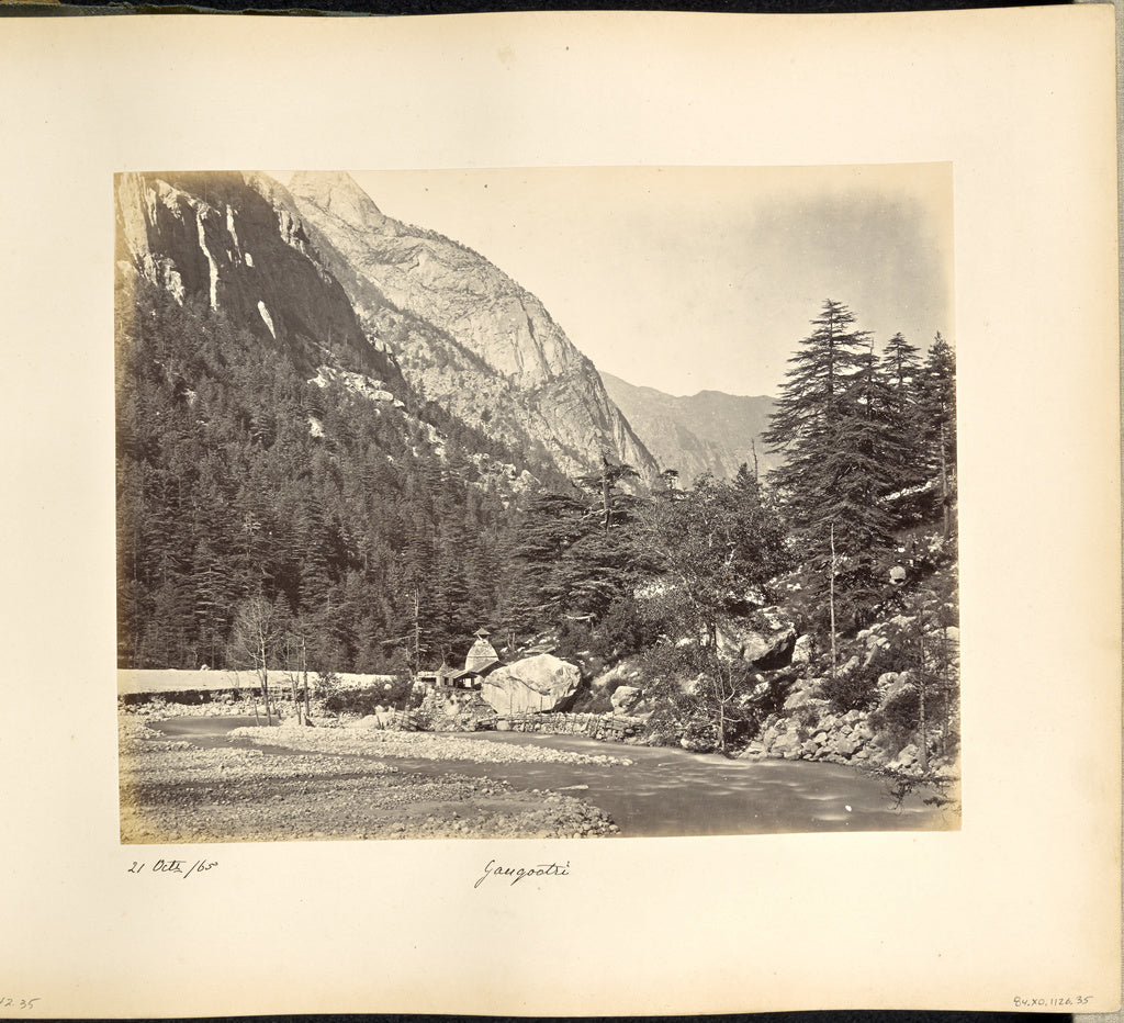 Samuel BourneAttributed to:Gangootri, Poster Print Wall Art