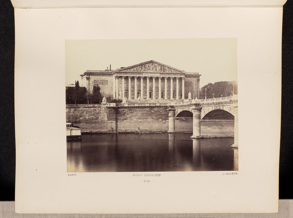 edouard Baldus:Corps Législatif (No. 55), Poster Print Wall Art