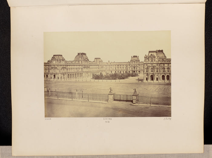 edouard Baldus:Louvre (No. 11),16x12
