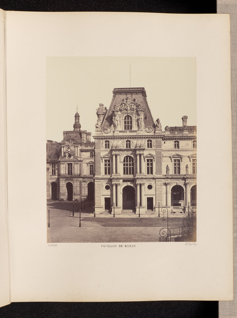 edouard Baldus:Pavillon de Rohan, Poster Print Wall Art