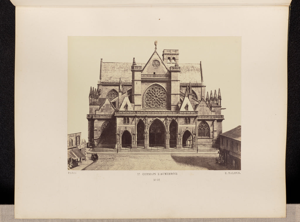 edouard Baldus:St. Germain L'Auxerrois (No. 31), Poster Print Wall Art