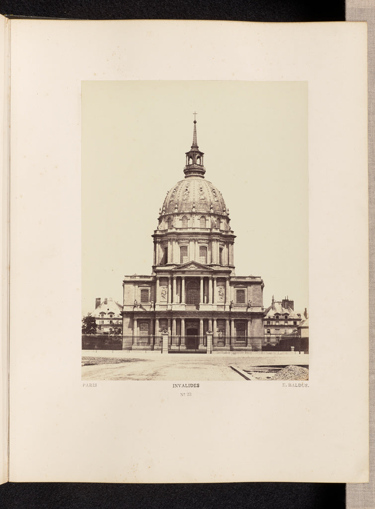 edouard Baldus:Invalides (No. 23), Poster Print Wall Art