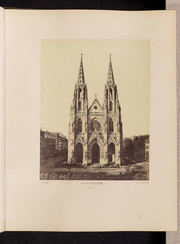 edouard Baldus:Sainte Clotilde (No. 83),16x12