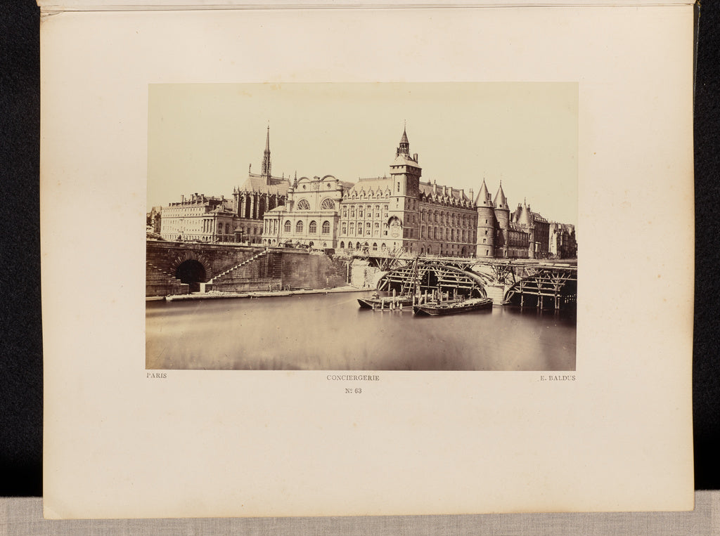 edouard Baldus:Conciergerie (No. 63), Poster Print Wall Art