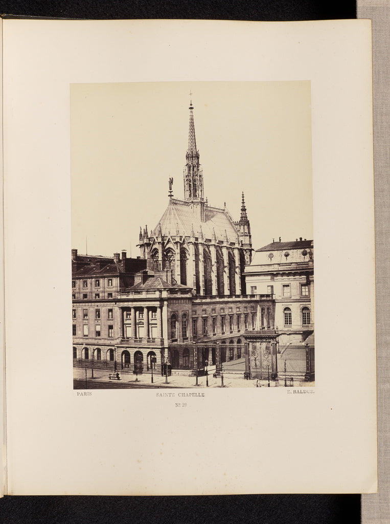edouard Baldus:Sainte Chapelle (No. 29), Poster Print Wall Art
