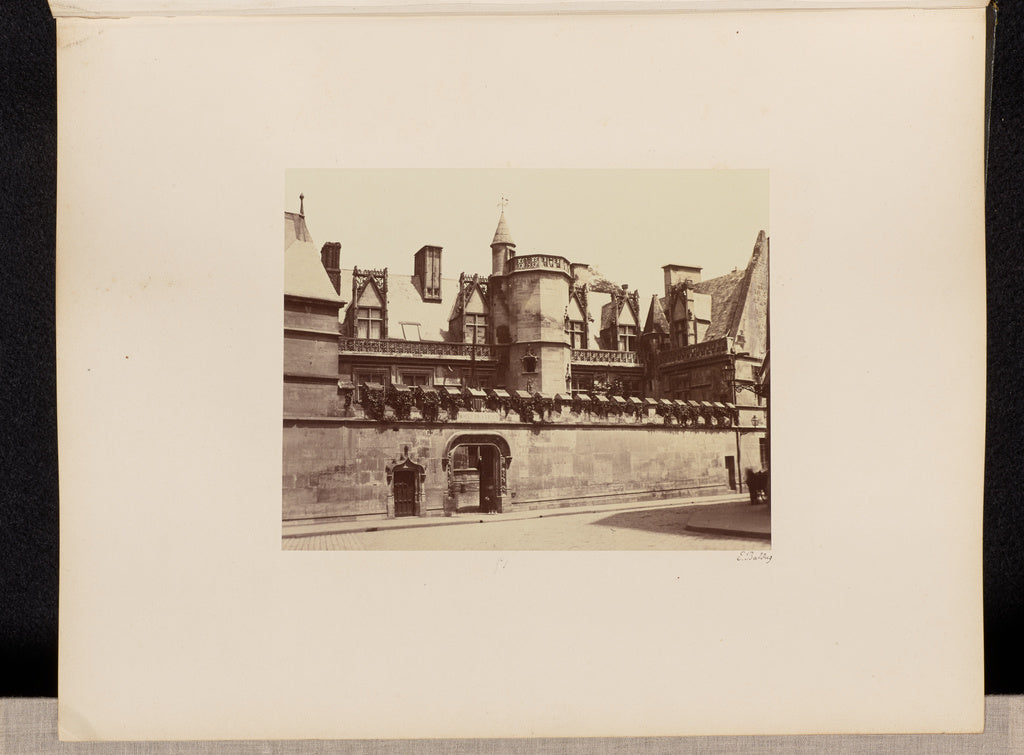 edouard Baldus:Hôtel de Cluny (No. 51), Poster Print Wall Art