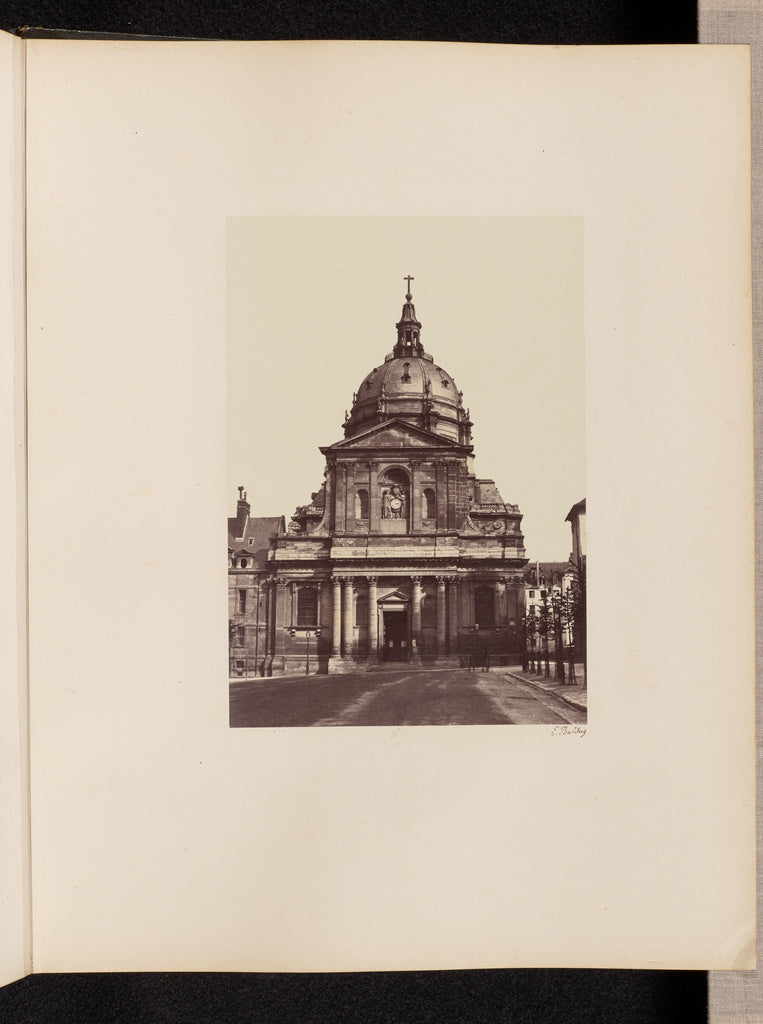 edouard Baldus:[Chapelle de la Sorbonne] (No. 69), Poster Print Wall Art