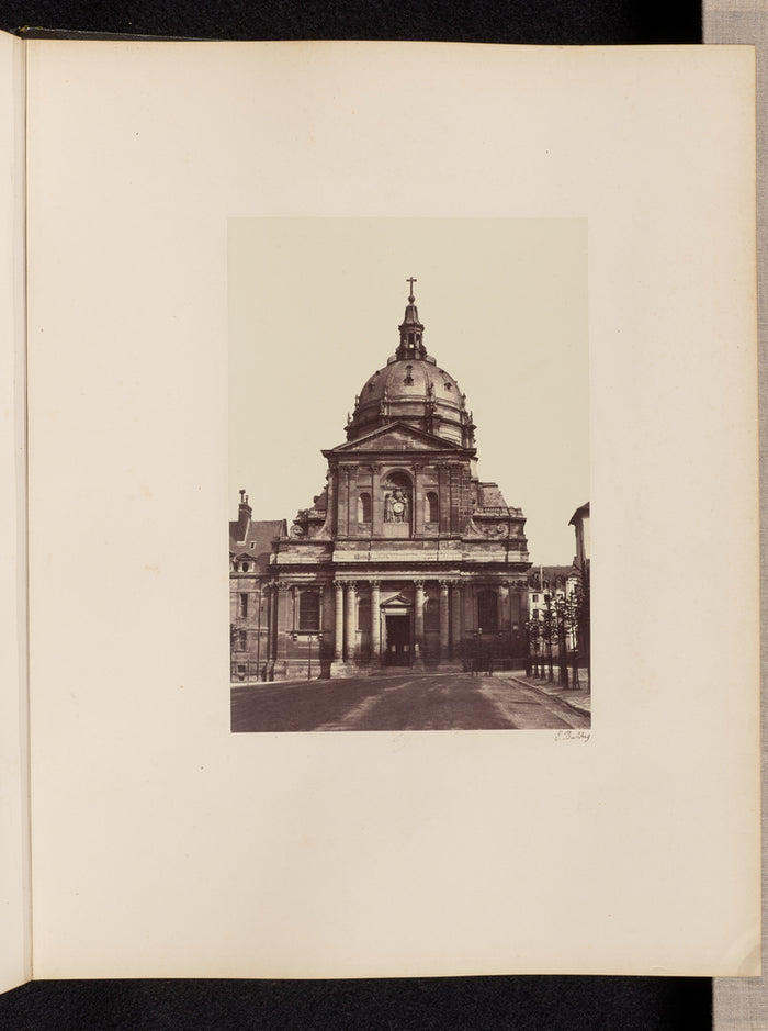 edouard Baldus:[Chapelle de la Sorbonne] (No. 69),16x12