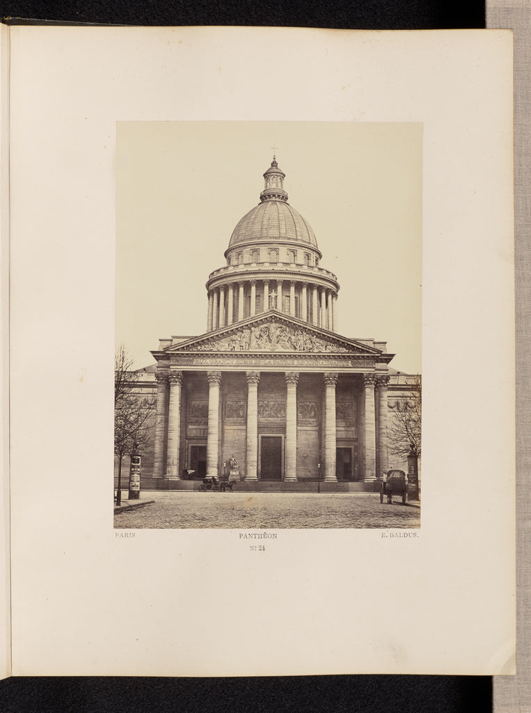 edouard Baldus:Panthéon (No. 24), Poster Print Wall Art