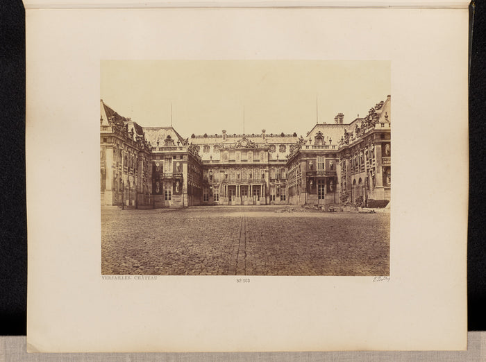 edouard Baldus:Versailles. Château (No. 163),16x12