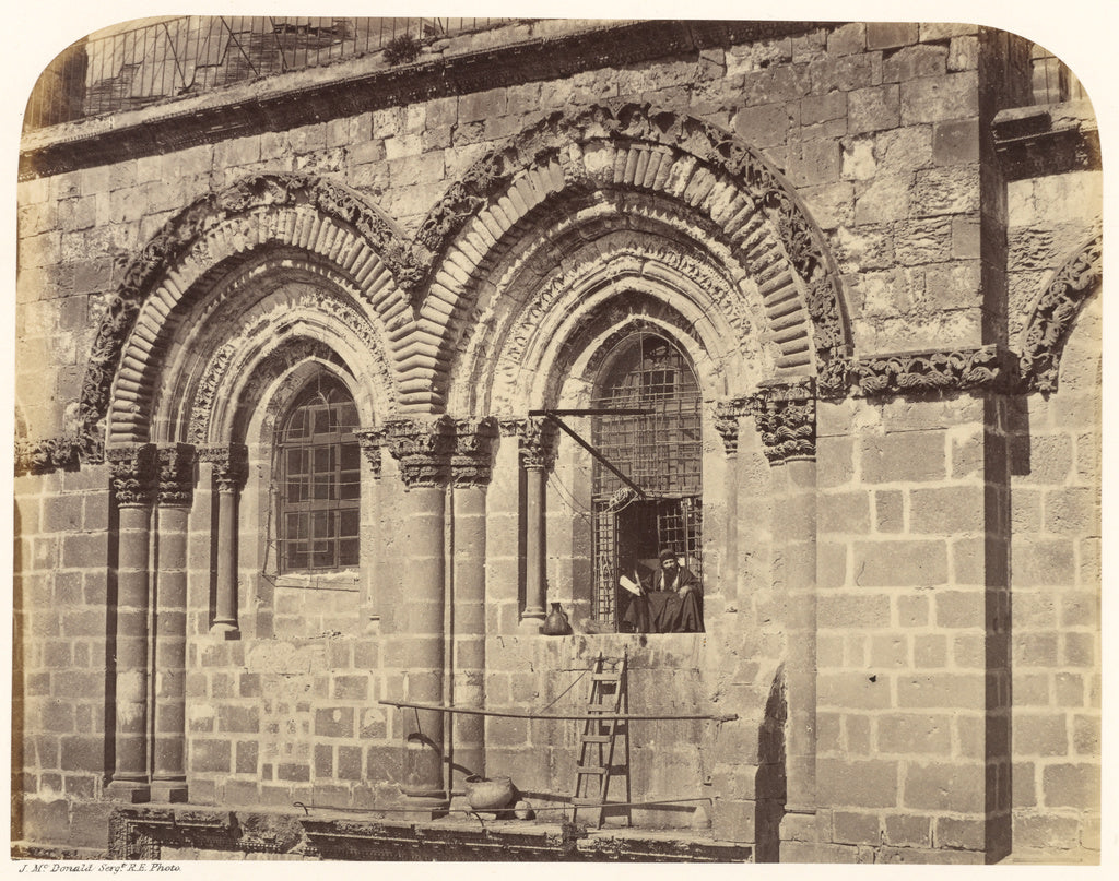 Sgt. James M. McDonald:Window in the South Face of the Churc, Poster Print Wall Art