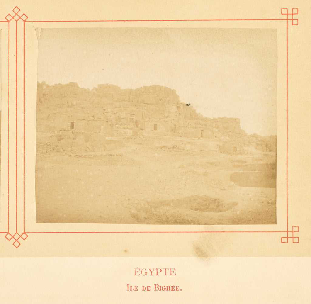 Félix Bonfils:Ile de Bighée., Poster Print Wall Art