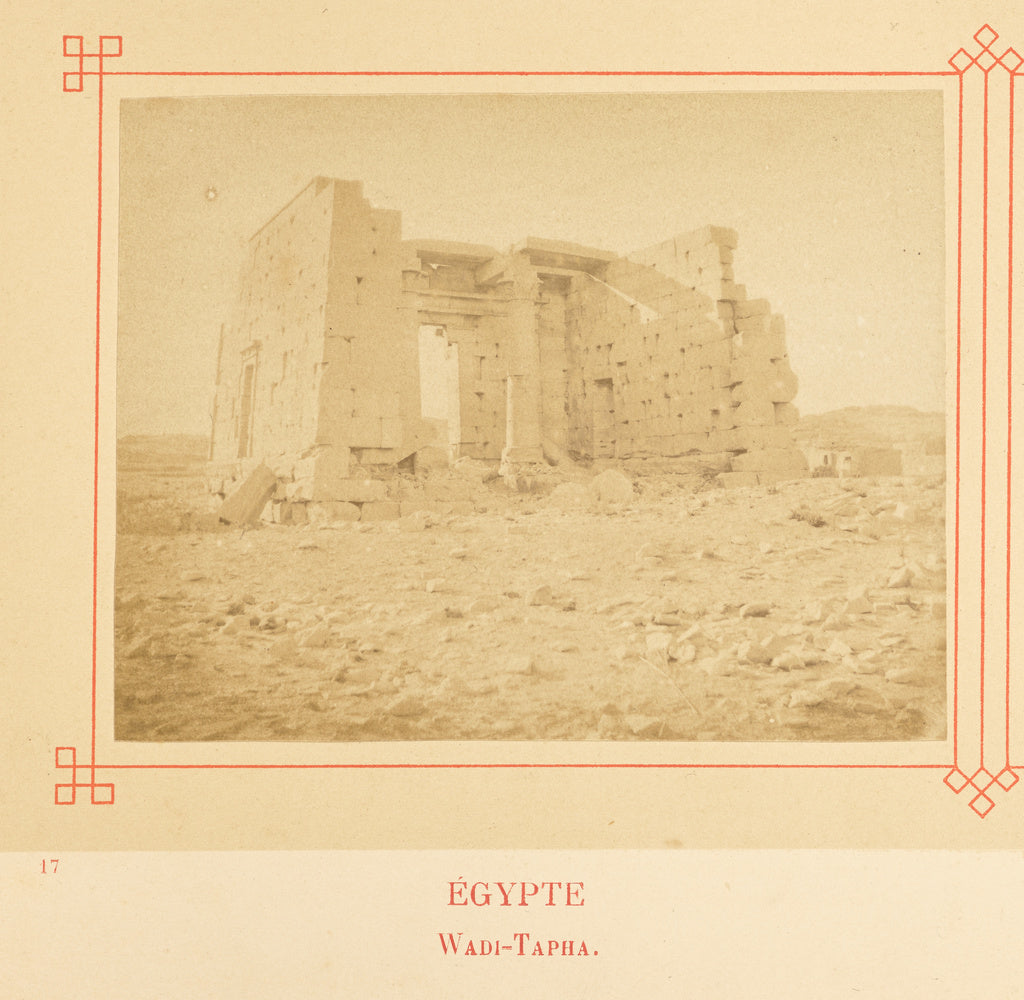 Félix Bonfils:Wadi-Tapha., Poster Print Wall Art