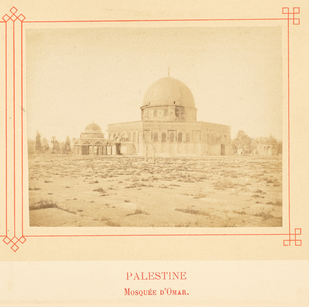 Félix Bonfils:Mosquée d'Omar., Poster Print Wall Art