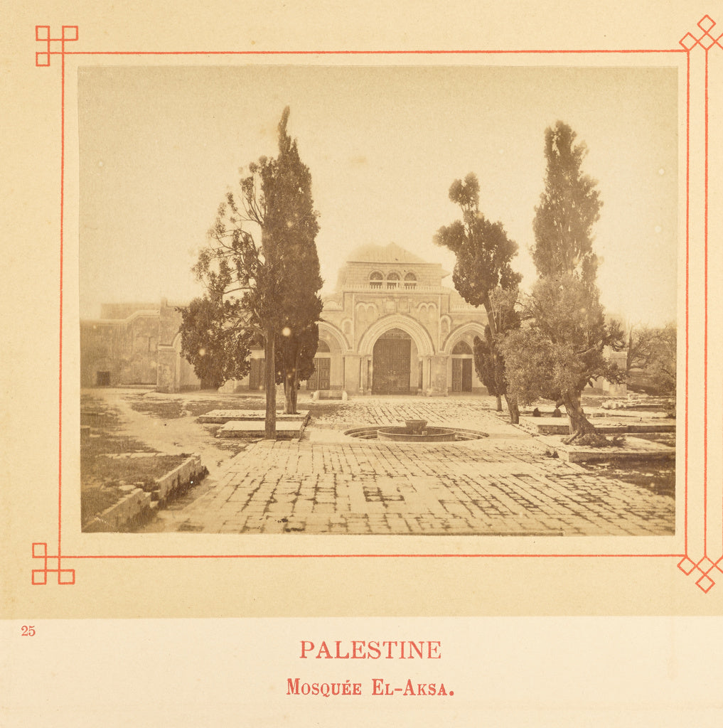 Félix Bonfils:Mosquée El-Aksa., Poster Print Wall Art