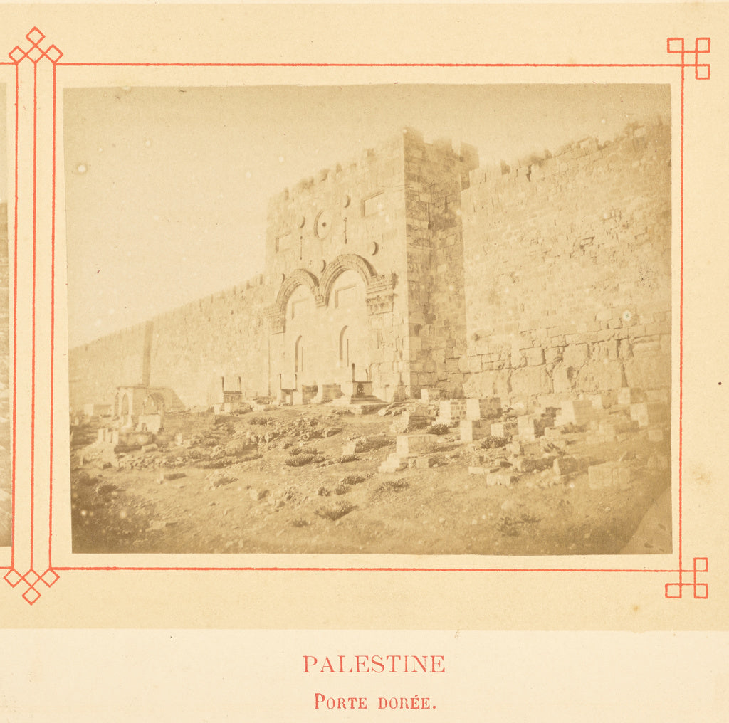 Félix Bonfils:Porte Dorée., Poster Print Wall Art