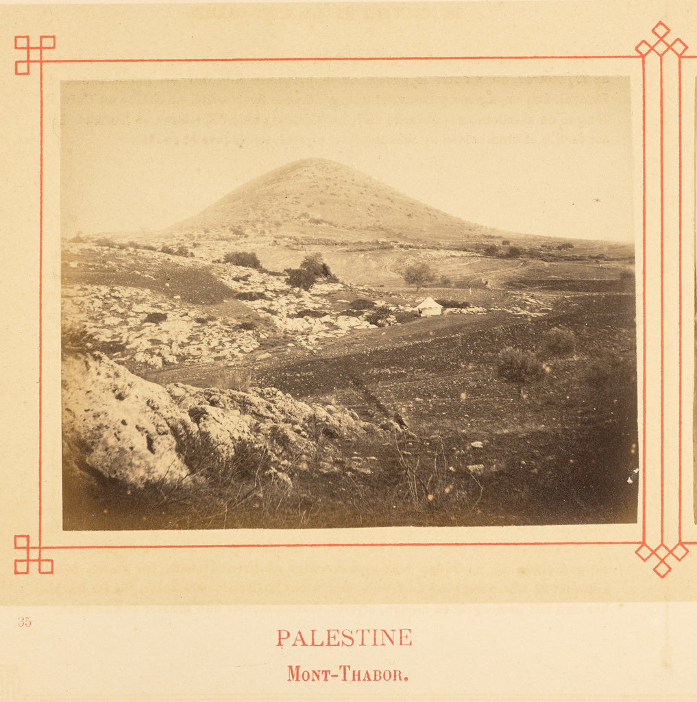 Félix Bonfils:Mont-Thabor., Poster Print Wall Art